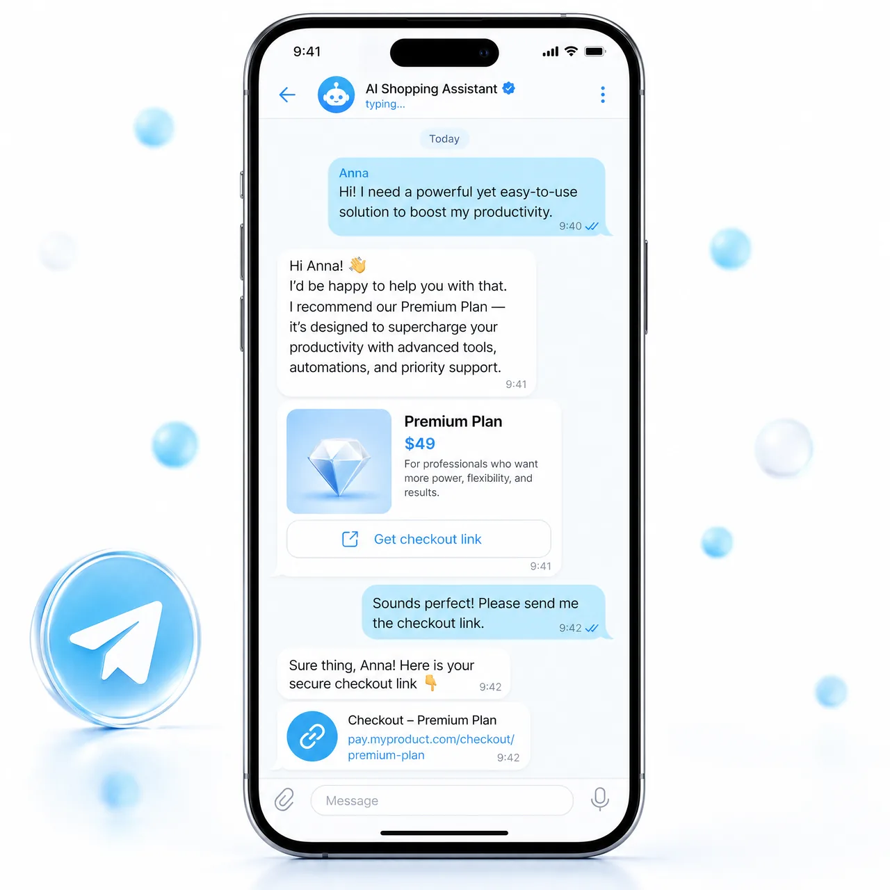 AI DMs с розумними диалогами и передачею оператору