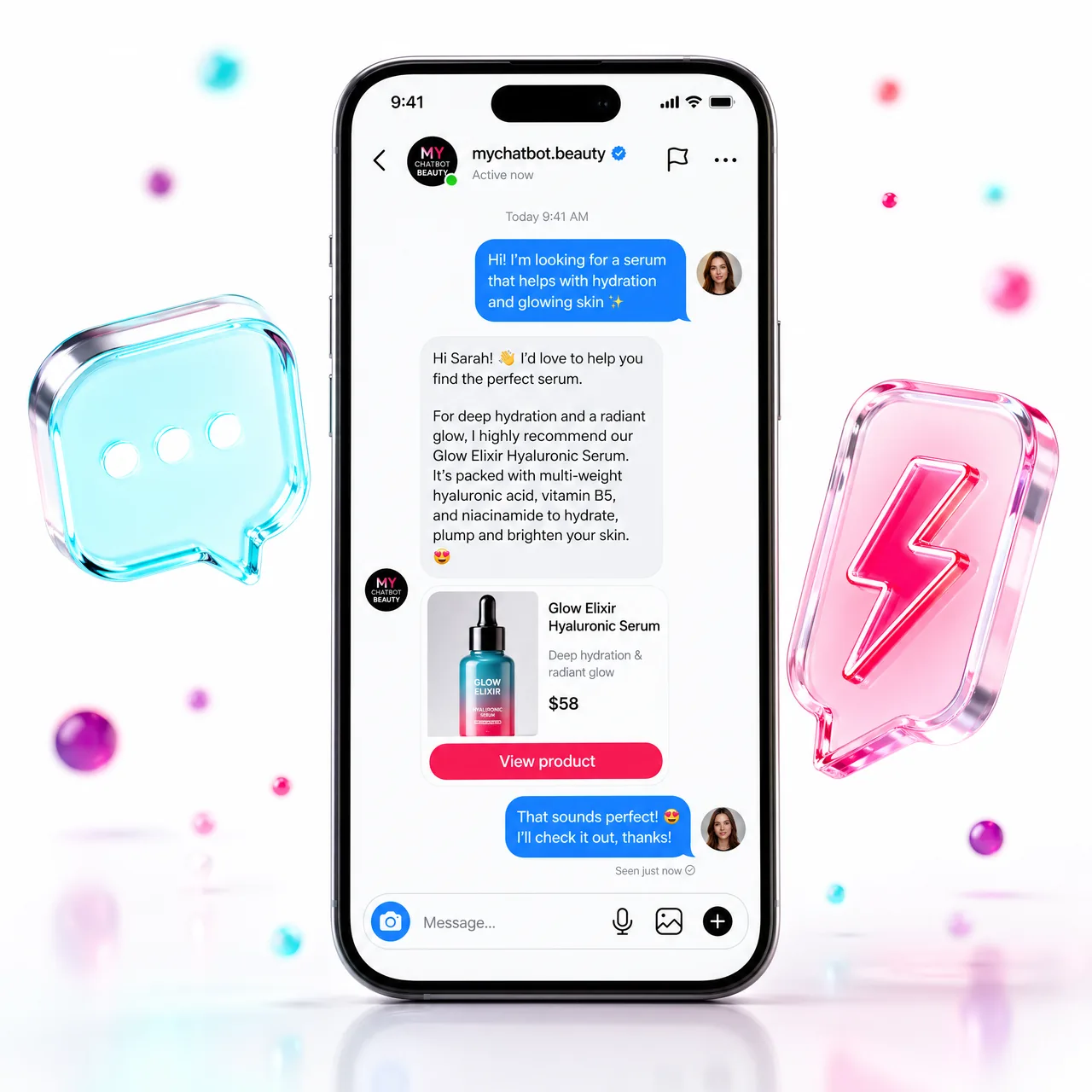 AI DMs с розумними диалогами и передачею оператору