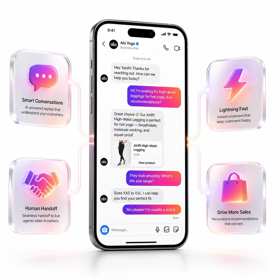 AI DMs с розумними диалогами и передачею оператору